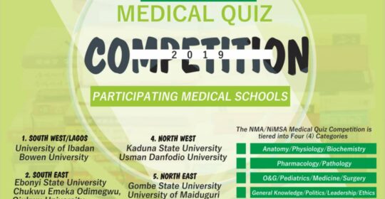 REPORT OF THE NMA NATIONAL QUIZ COMPETITION