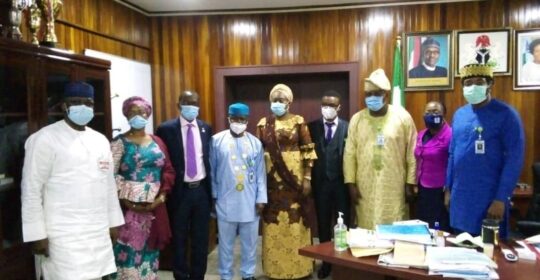 NMA PAYS COURTESY CALL ON THE HEAD OF THE CIVIL SERVICE OF THE FEDERATION