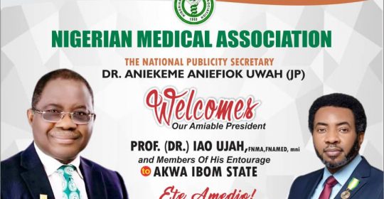 NMA PRESIDENT PAYS A 2-DAY OFFICIAL VISIT TO AKWA IBOM STATE.