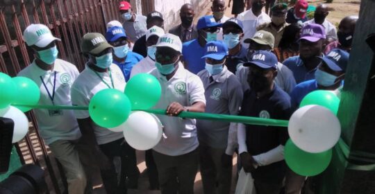 NMA PRESIDENT FLAGS- OFF FREE MEDICAL OUTREACH.