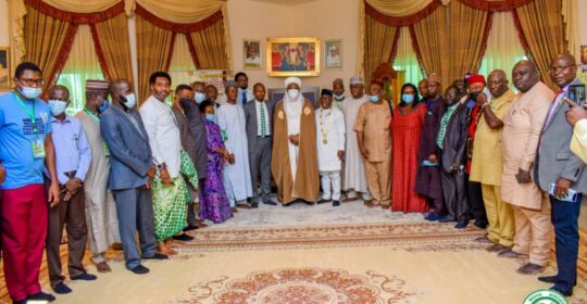 NMANEC MEETING: CALIPHATE CITY 2021 – NMA PRESIDENT PAYS ROYAL HOMAGE TO THE SULTAN OF SOKOTO.