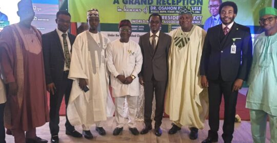 NMA HOLDS A GRAND RECEPTION FOR DR OSAHON ENABULELE, PRESIDENT-ELECT WMA