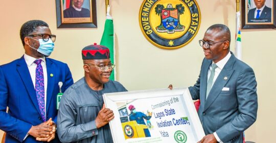 LAGOS STATE DONATES PLOT OF LAND FOR BUILDING OF A SECRETARIAT FOR NMA,MEDICAL GUILD AND MWAN.