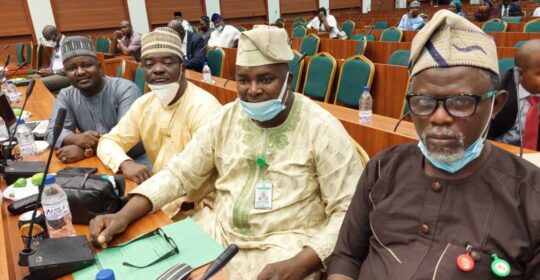 NMA FIRST VICE PRESIDENT LEADS DELEGATION TO THE HOUSE OF REPRESENTATIVES, NATIONAL ASSEMBLY, FOR A TWO-DAY PUBLIC HEARING BY COMMITTEE ON HEALTH HEALTH INSTITUTIONS ON 12 BILLS